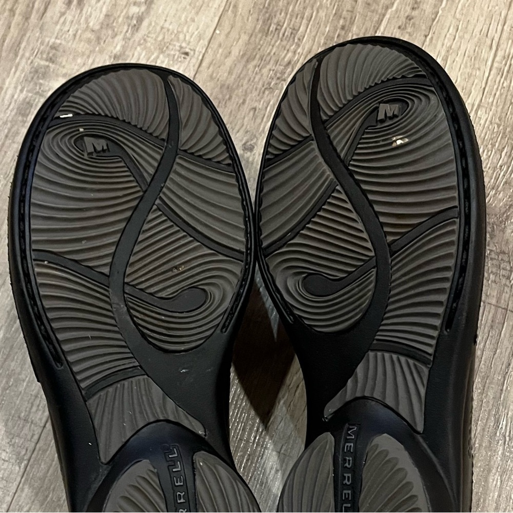 Merrell women’s black mules 6 like new - Picture 12 of 15
